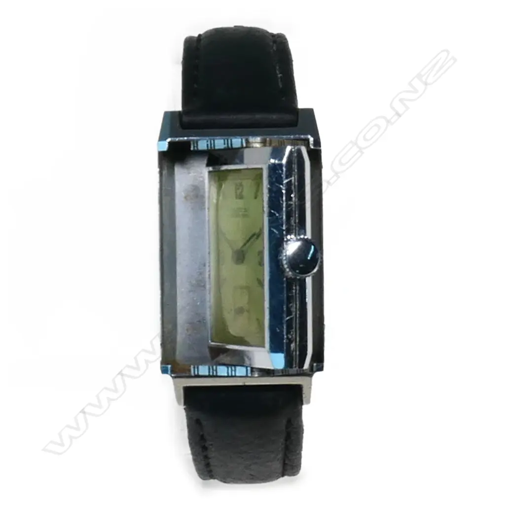 ALTERNO 1940s/50s GENT'S TANK REVERSO MANUEL WRISTWATCH . RUNNING. Image 1++