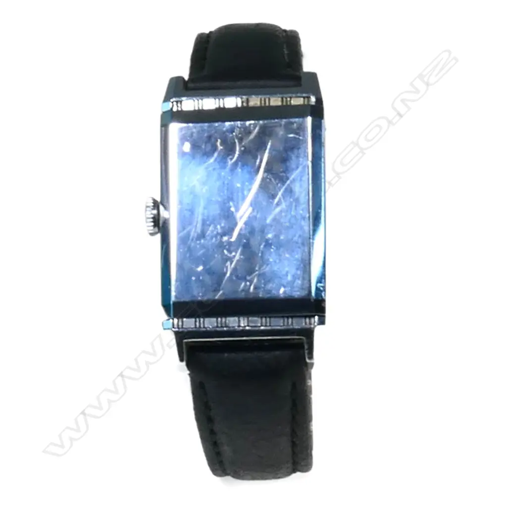 ALTERNO 1940s/50s GENT'S TANK REVERSO MANUEL WRISTWATCH . RUNNING. Image 1++
