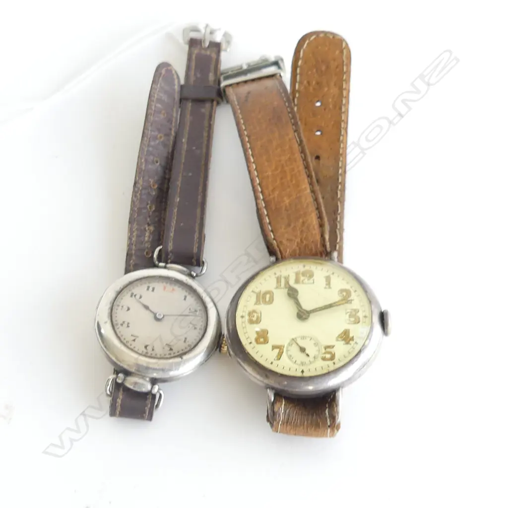 2 ANTIQUE .925 SILVER WATCHES; ONE ROLEX... Image 1++