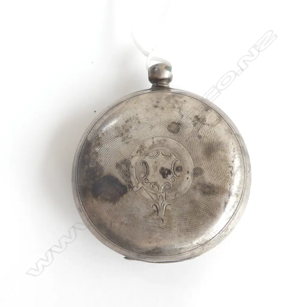 ANTIQUE SILVER POCKET WATCH (AF) Image 1++