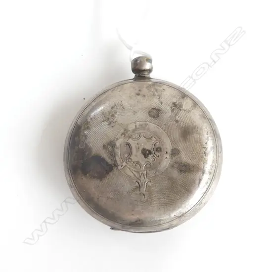ANTIQUE SILVER POCKET WATCH (AF)