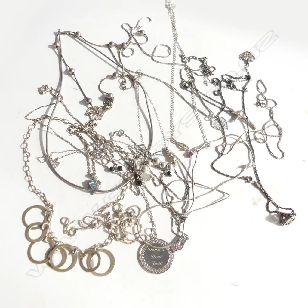 ASST. STG NECKLACES 80gm. Image 1++