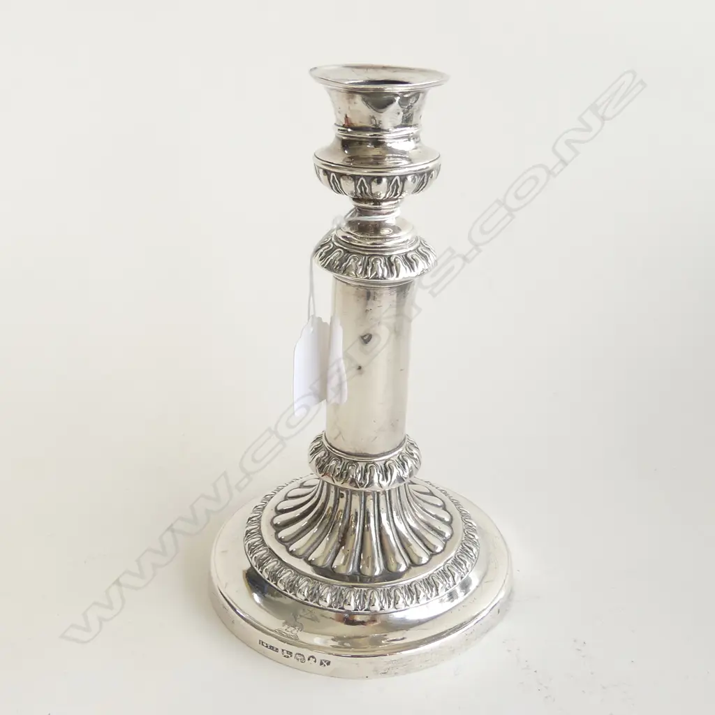 GEO IV SILVER CANDLESTICK. SHEFF 1817 by JOHN & THOMAS SETTLE. H.205mm Image 1++