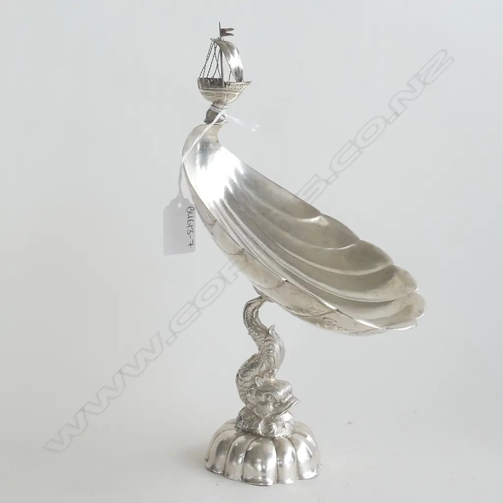 GERMAN NEF STERLING TROPHY INSCRIBED 'GOUVERNEUR STRUYCKEN TROPHEE'. 377gms H.280mm Image 1++