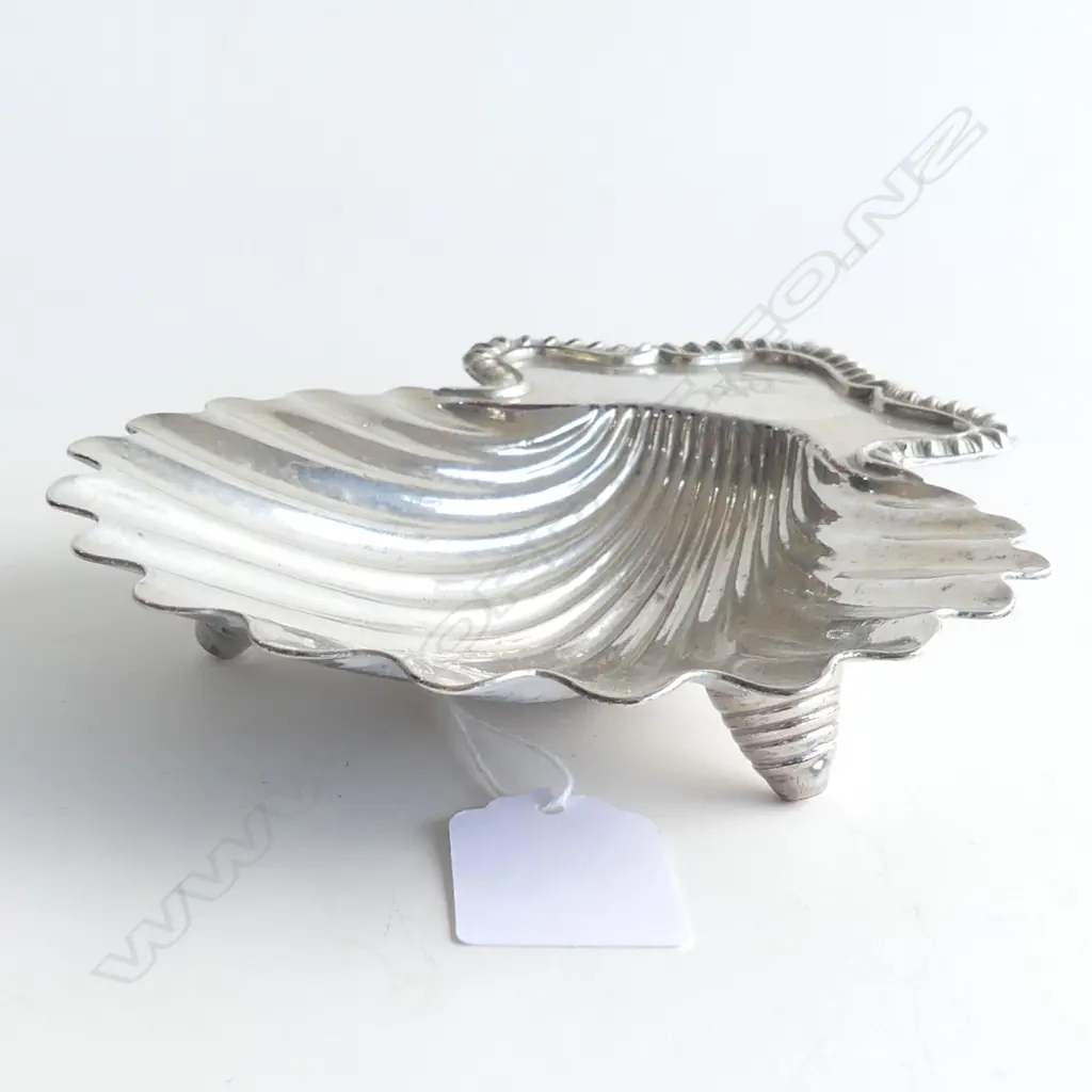 OLD SHEFFIELD PLATE BUTTER DISH C 1805 L.150mm Image 1++