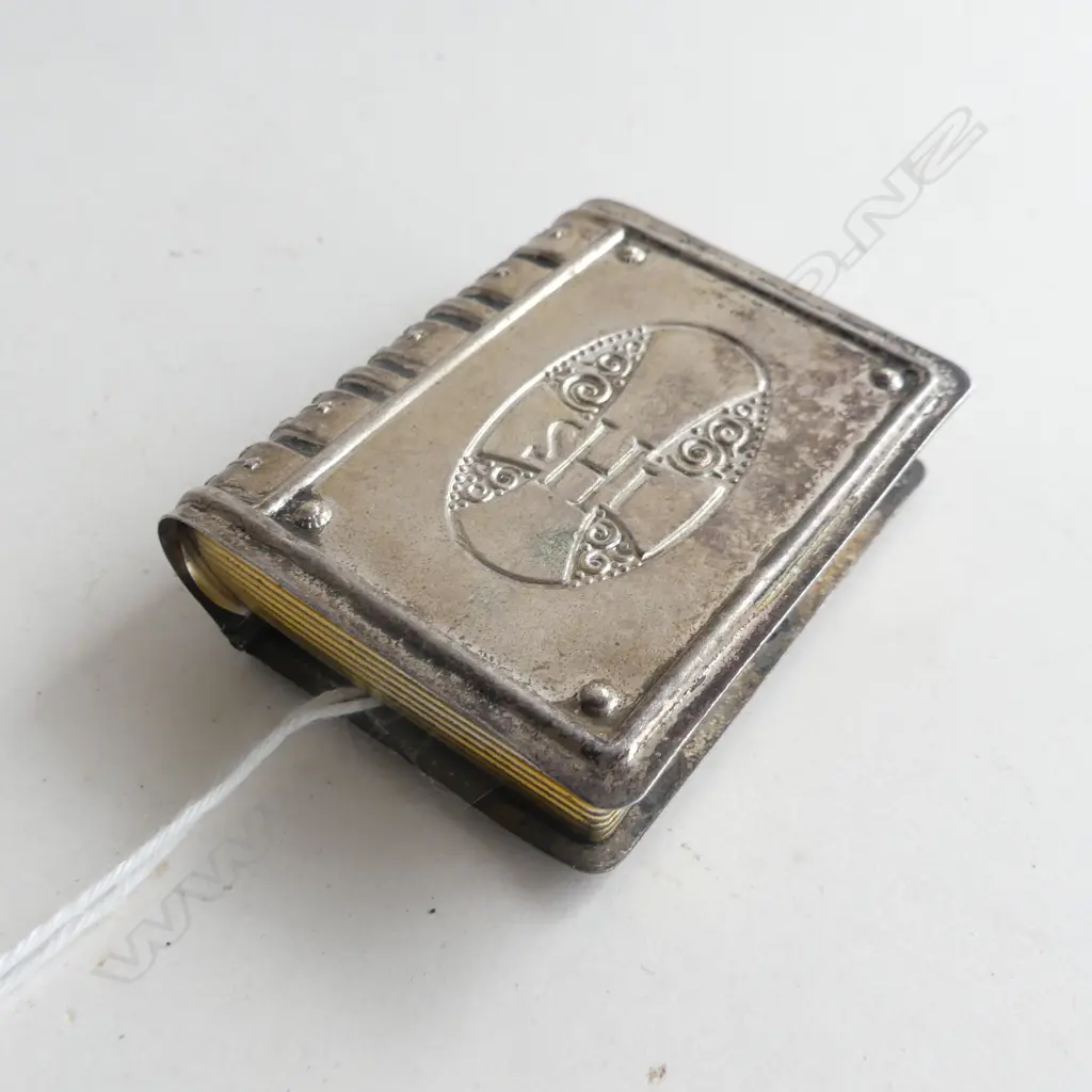 PILGRIMS ROSARY BEADS IN METAL BOOK LIKE BOX Image 1++
