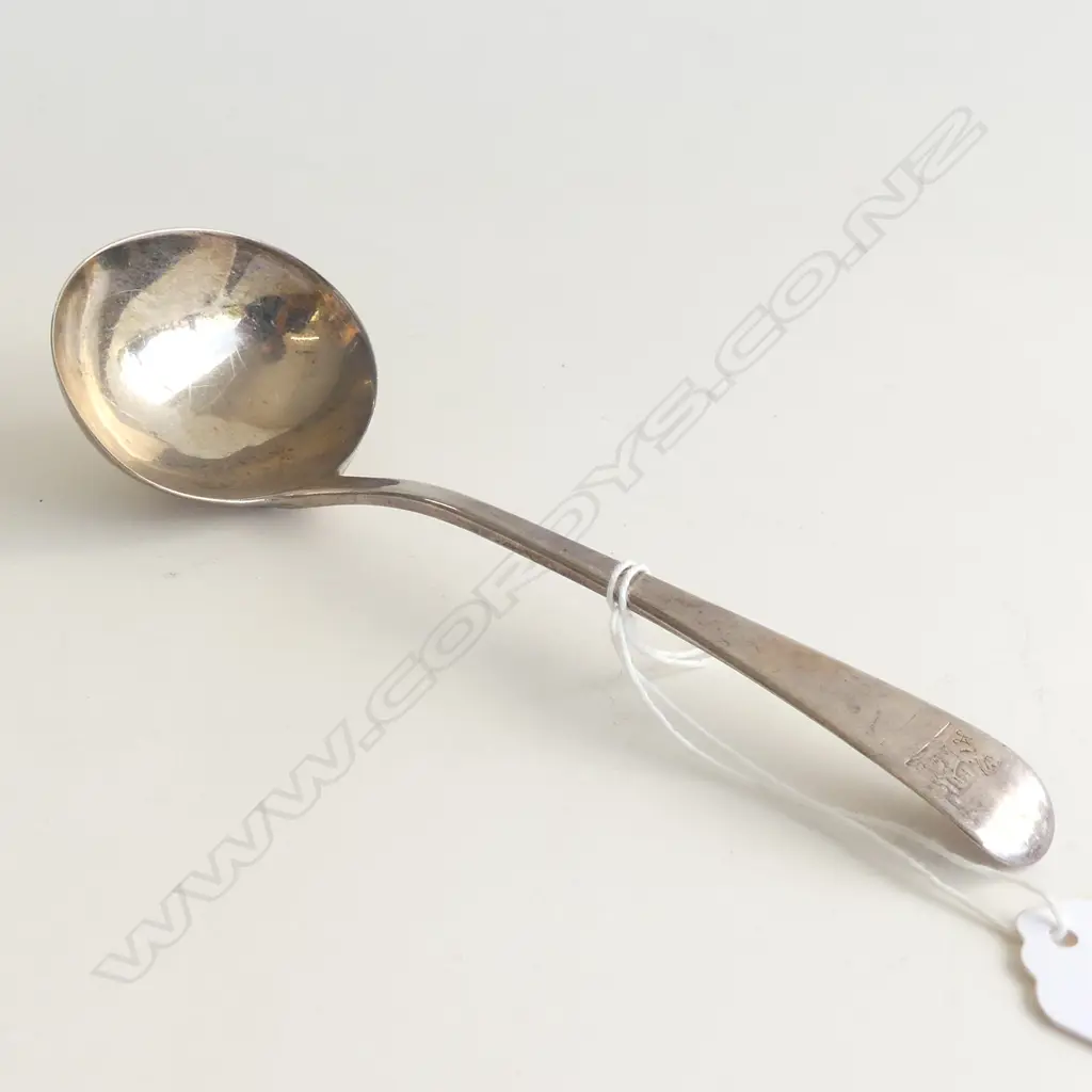 GEO lll STG SILVER SAUCE LADLE LONDON  1808 64 gm Image 1++