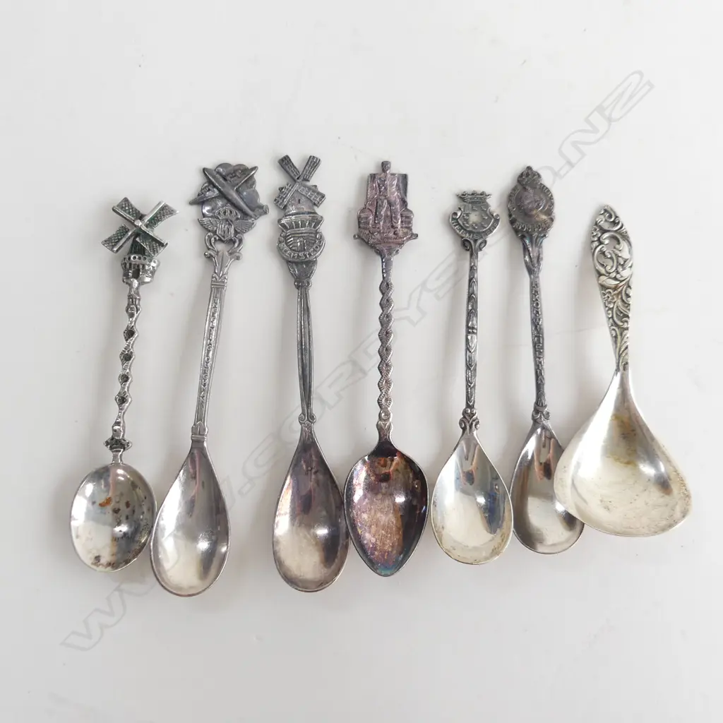 BAG 7 ASST CONTINENTAL SILVER SPOONS Image 1++