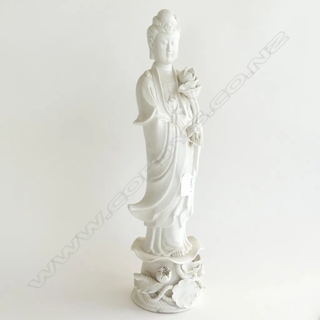 LARGE BLANC DE CHINE KUANYIN H.470mm Image 1++