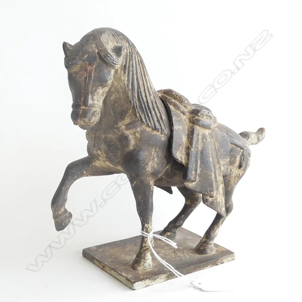 CHINESE TANG STYLE METAL HORSE H.200mm Image 1++