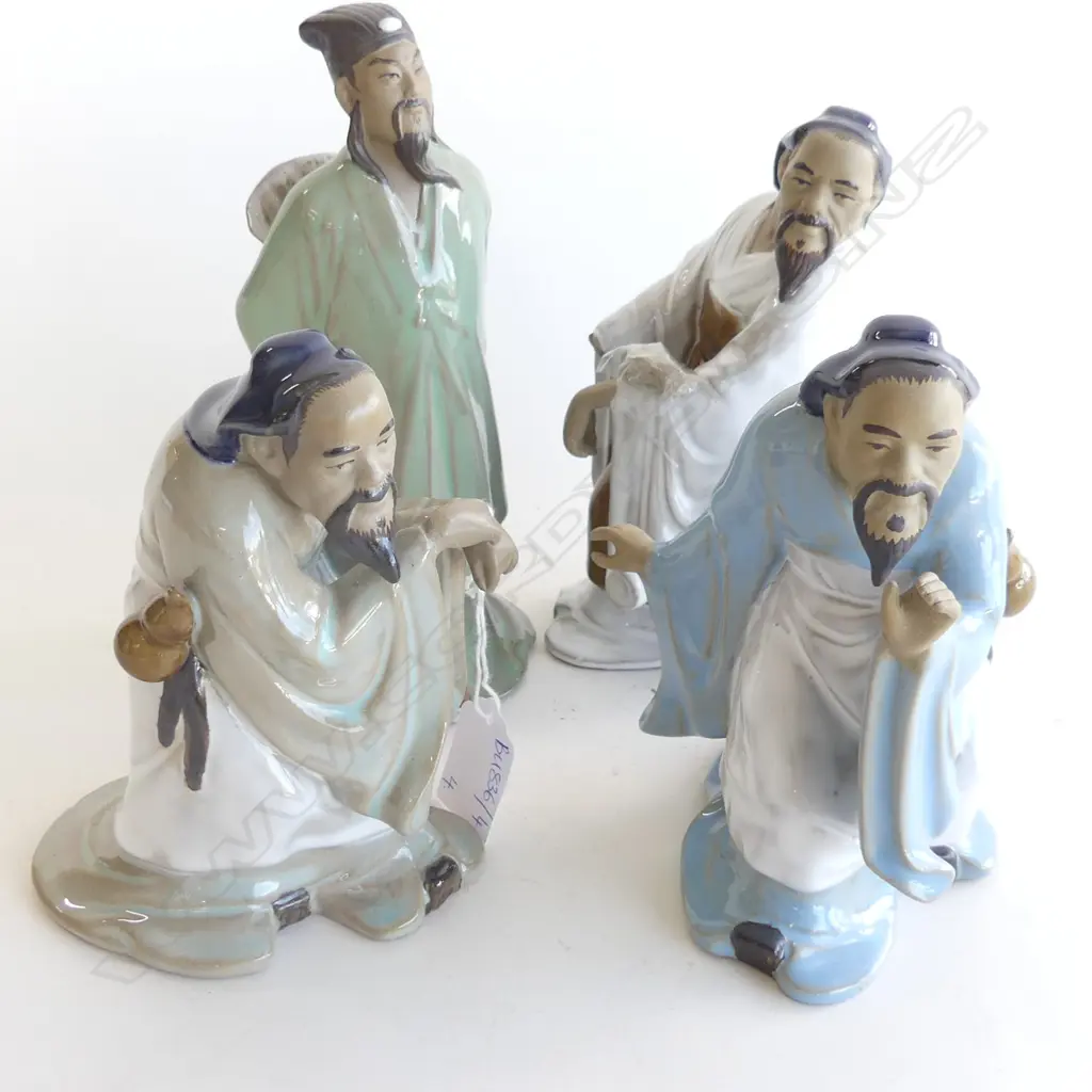 4 CHINESE MUD MEN H.190mm Image 1++