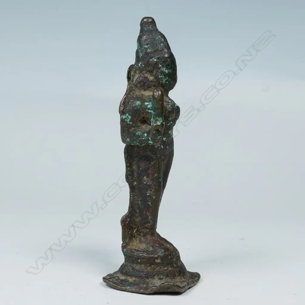 SMALL INDIAN/BURMESE BRONZE STATUETTE OF LAKSHMI Image 1++