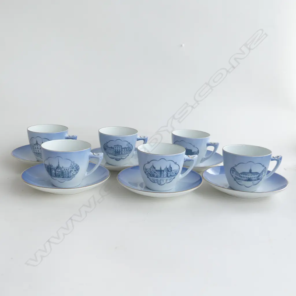 ROYAL COPENHAGEN; 6 C&S's + 11 CHRISTMAS PLATES (Dia.185mm) + 1977 SQUIRREL DISH (Dia. 150mm) Image 1++