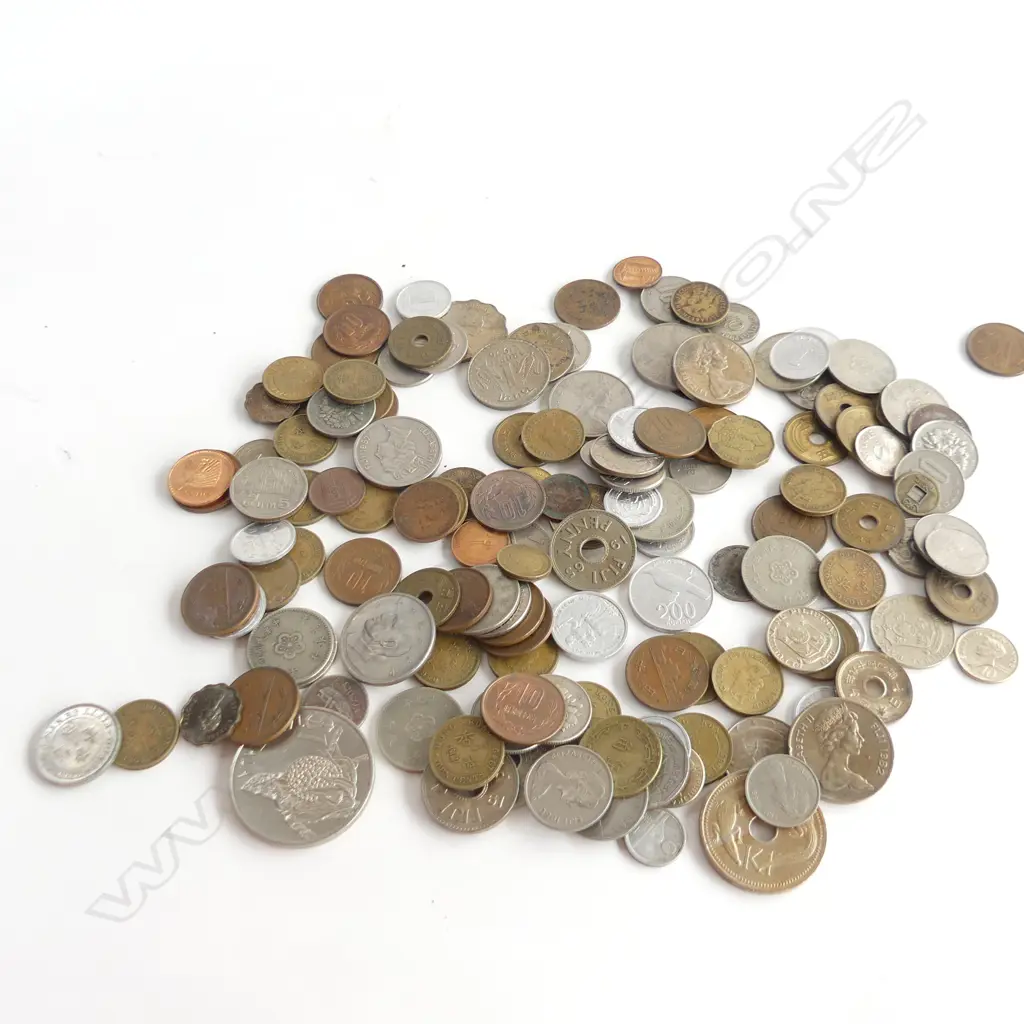 ASST. ORIENTAL / PACIFICA COINS; CHINA, FIJI, HONG KONG, SINGAPORE ETC Image 1++