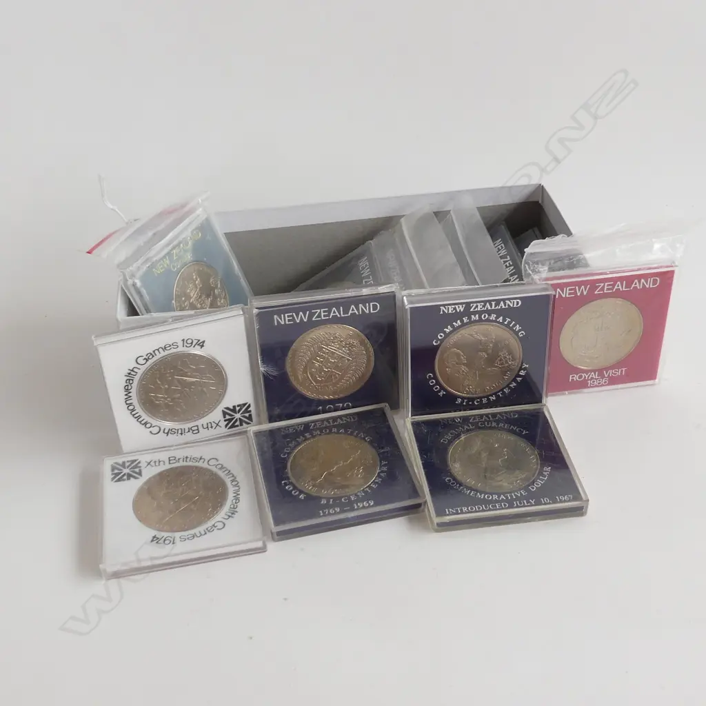 16 ASST. NZ COMMEMORATIVE COINS Image 1++