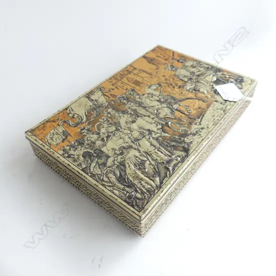 TIN OF ASST. VINTAGE STAMPS