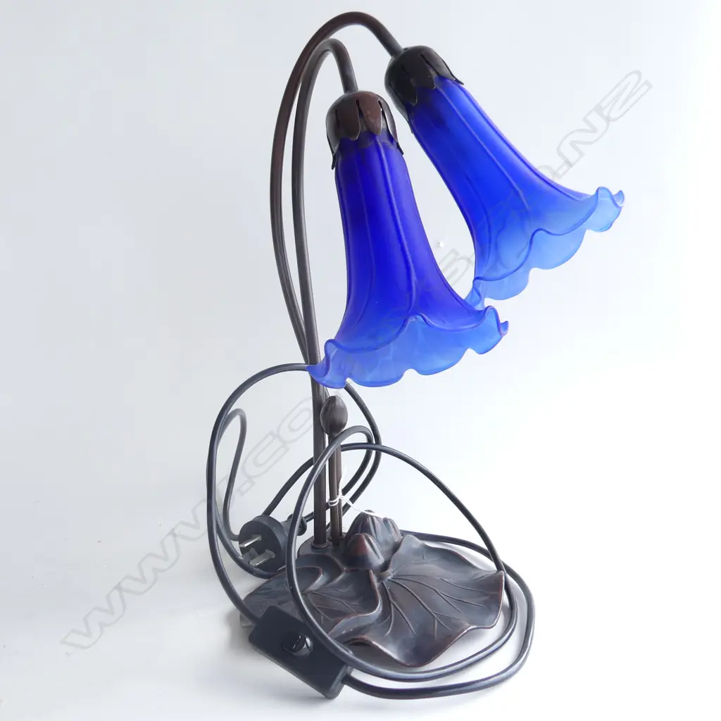 BLUE LILY LAMP H.400mm Image 1++