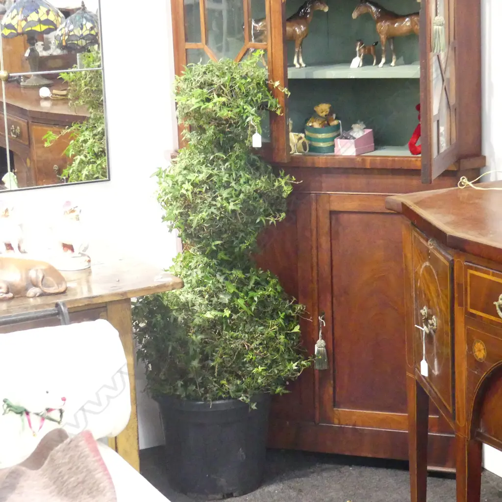 PAIR TRIPLE IVY TOPIARY BALLS H.1250mm Image 1++