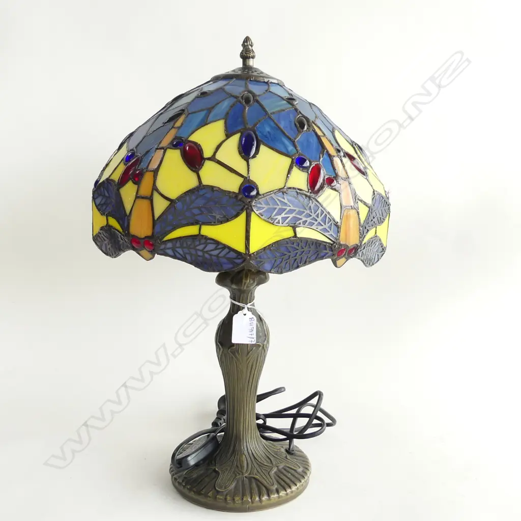 TIFFANY STYLE DRAGONFLY LAMP H.480mm Image 1++