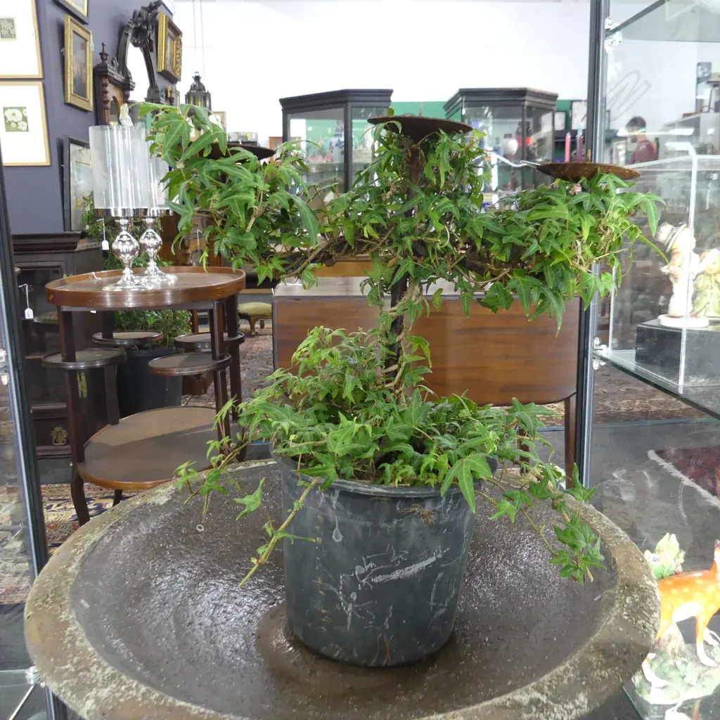 SMALL IVY TOPIARY CANDELABRA H.470mm Image 1++