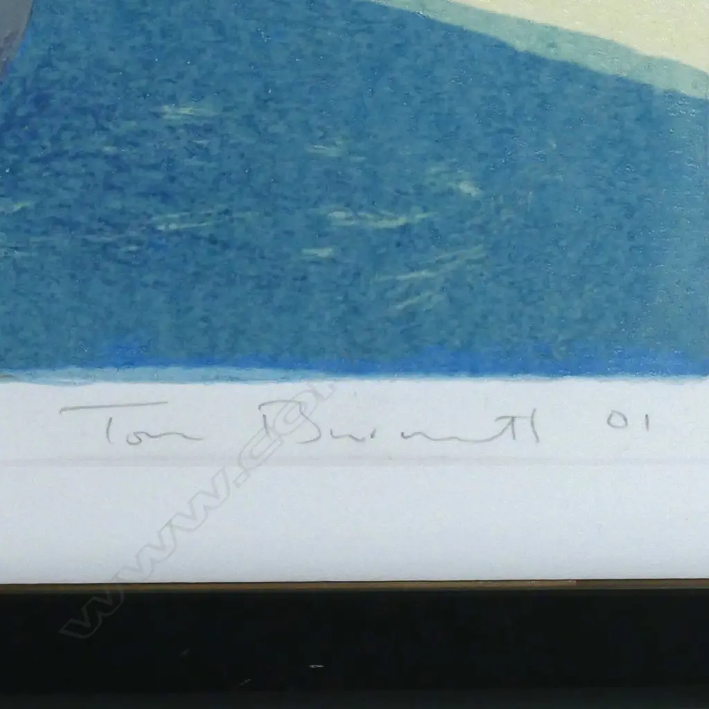 TOM BURNETT 'MUSSELS OFF CAPE BRETT' SCREEN PRINT 170/200 SIGNED & DATED 01 540 x 700mm Image 1++