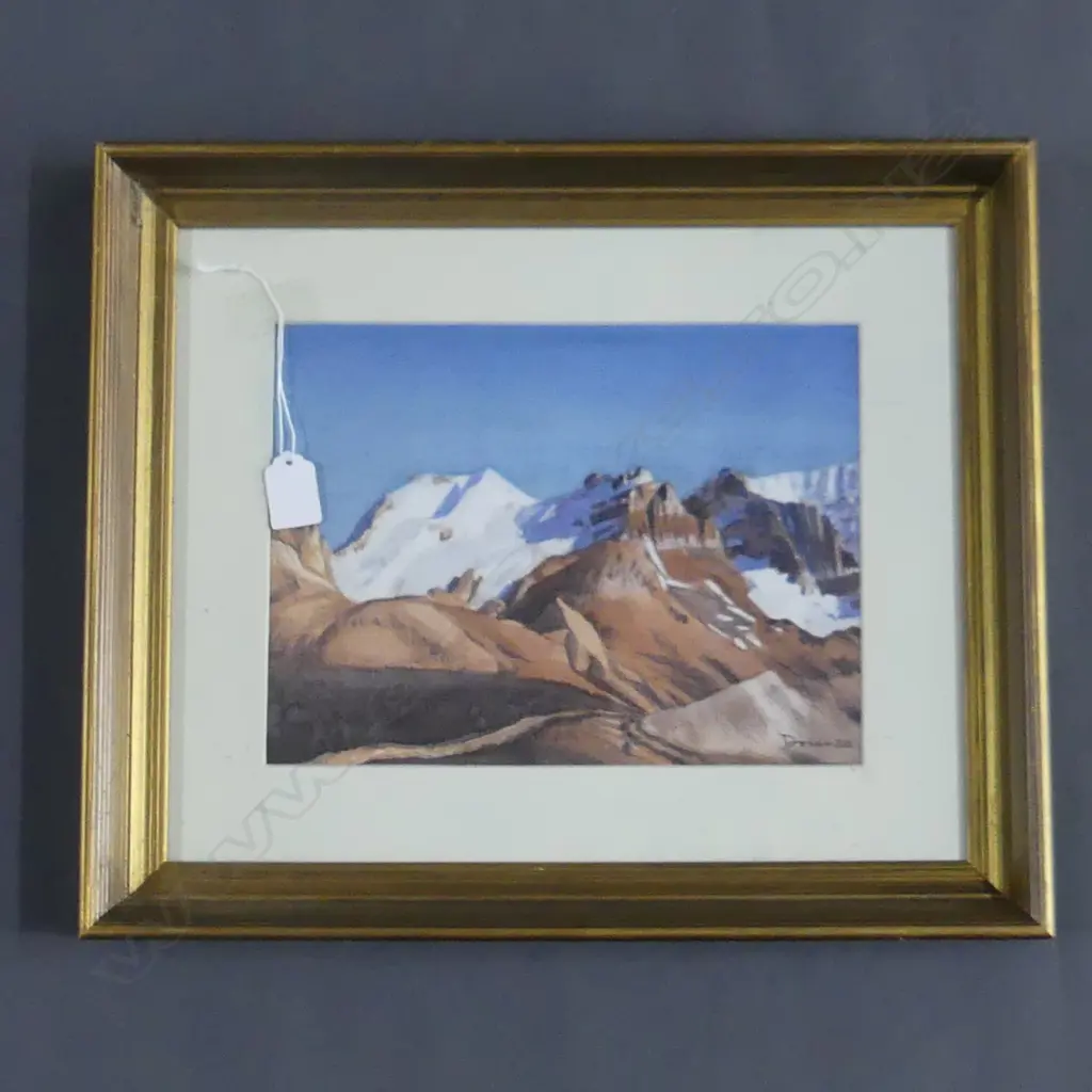 DRAGO DOSEN 'MOUNTAIN' W/C SIGNED & DATED 2016 210 x 280mm Image 1++