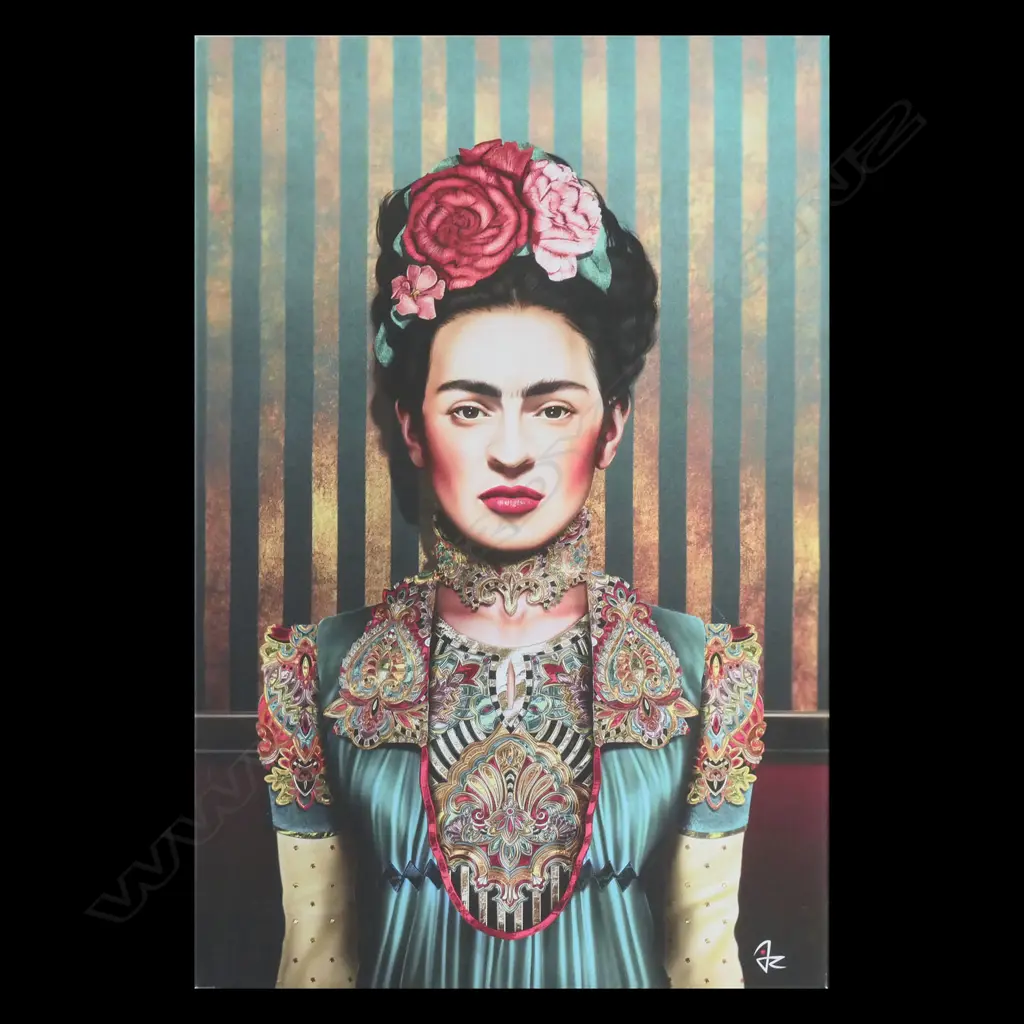 LARGE FRIDA KAHLO PRINT ON CANVAS, 1020 x 665mm Image 1++