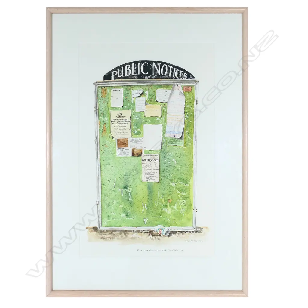 DON DONOVAN 'BROADWOOD FOUR SQUARE STORE', LTD ED. PRINT #8/90, 300 x 455mm Image 1++