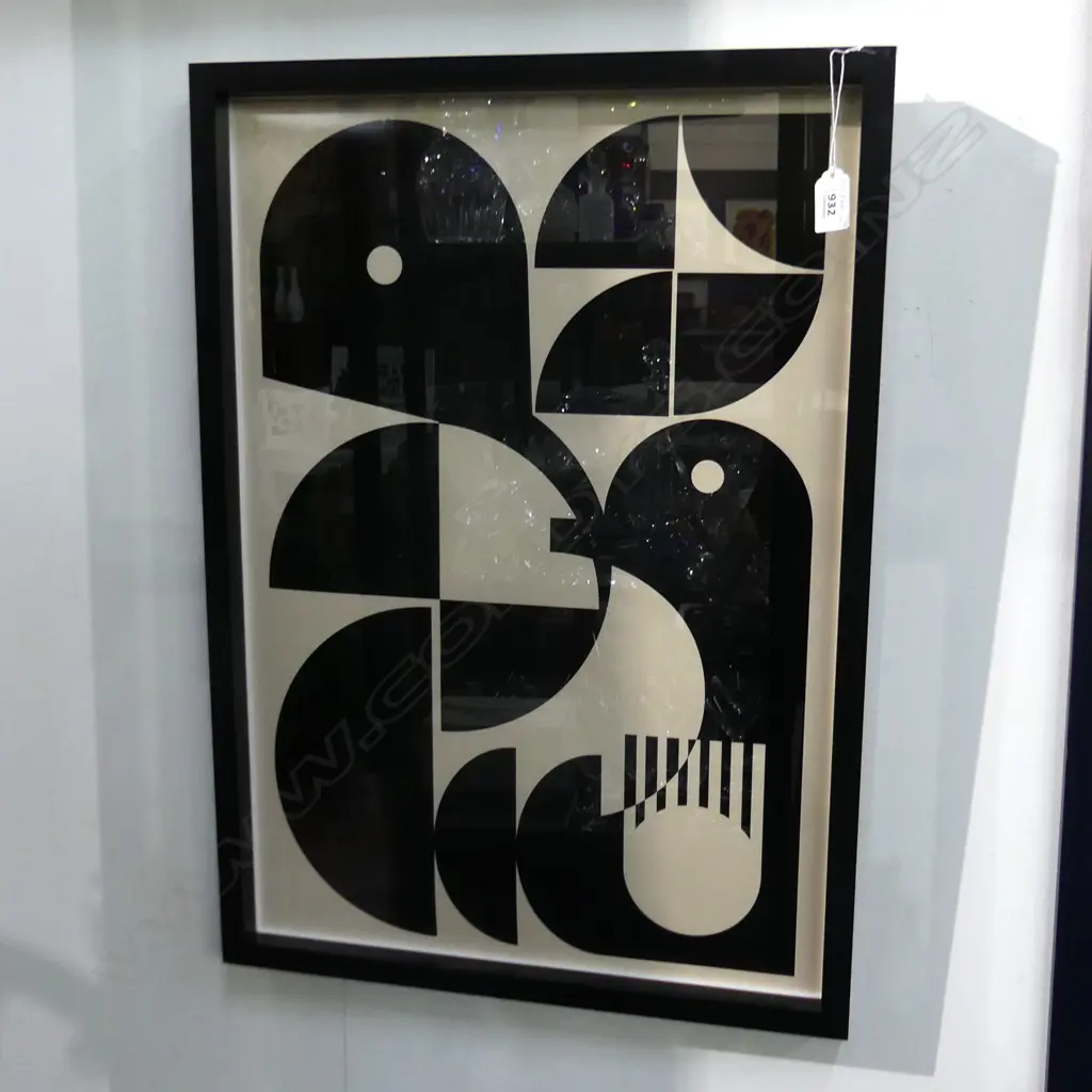 BAUHAUS FRAMED B&W 1920'S POSTER - DIGITAL PRINT, ULTRACHOME SATIN  400 x 580mm Image 1++