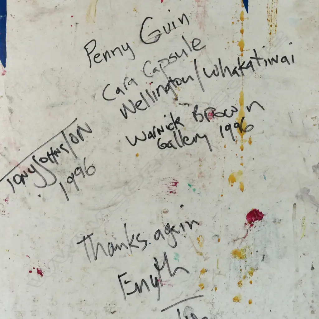 TONY JOHNSTON (1941-) 'PENNY GUIN - RIPE', ACRYLIC ON BOARD, 840 x 660mm Image 1++