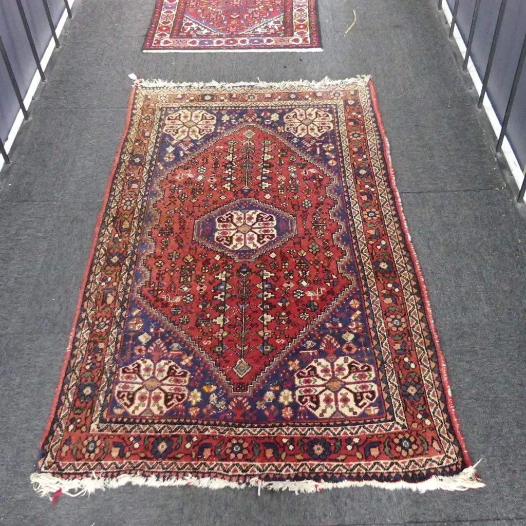 HAND KNOTTED WOOL PILE RUG 1540 x 1020mm Image 1++