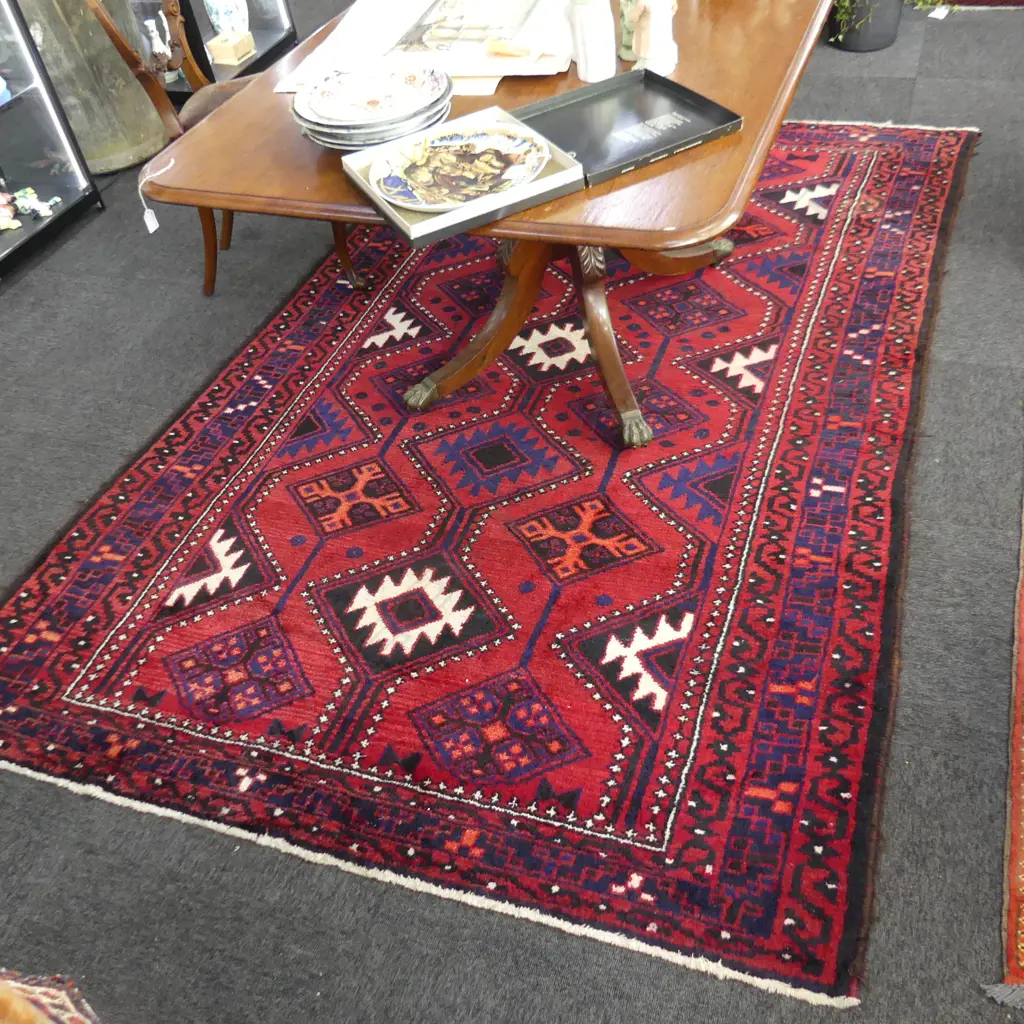 LGE HAND KNOTTED WOOL PILE IRANIAN LORI 2570 x 1580mm Image 1++