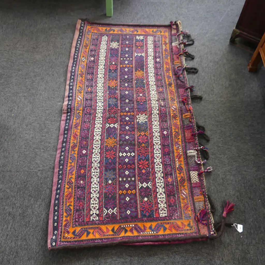 LGE HAND KNOTTED TRIBAL BEDDING BAG 1550 x 800mm Image 1++