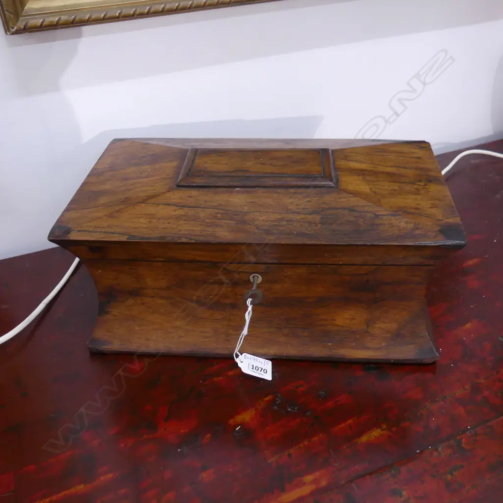 ANTIQUE TEA CADDY W.350mm Image 1++