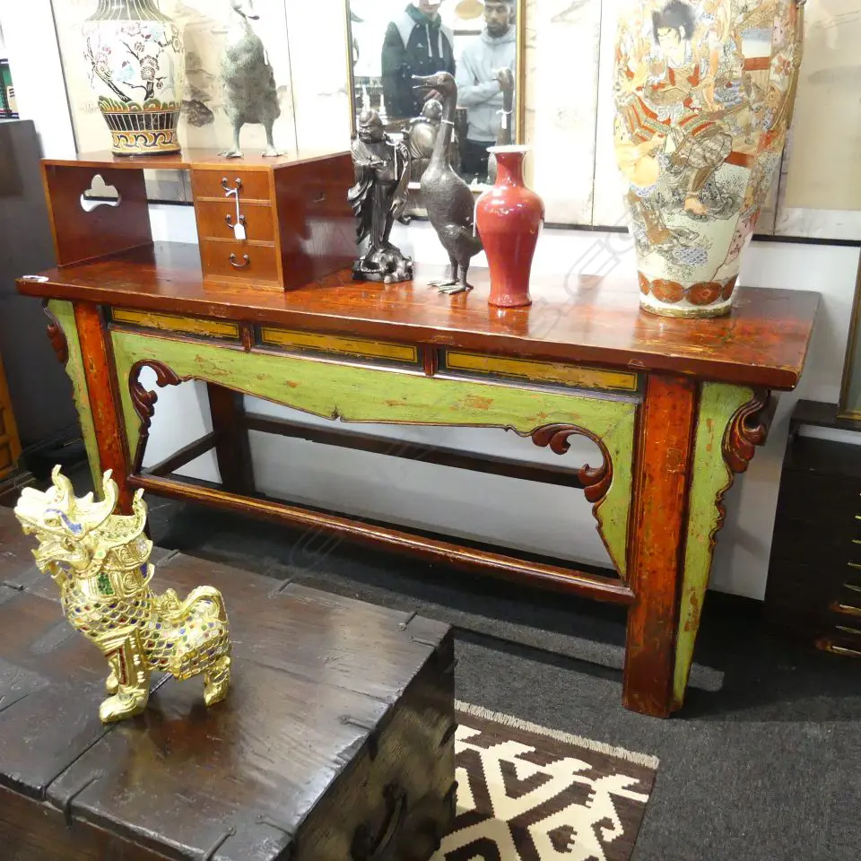 LGE MONGOLIAN LACQUERED SIDE BOARD 2050 x 600 x 900mm Image 1++
