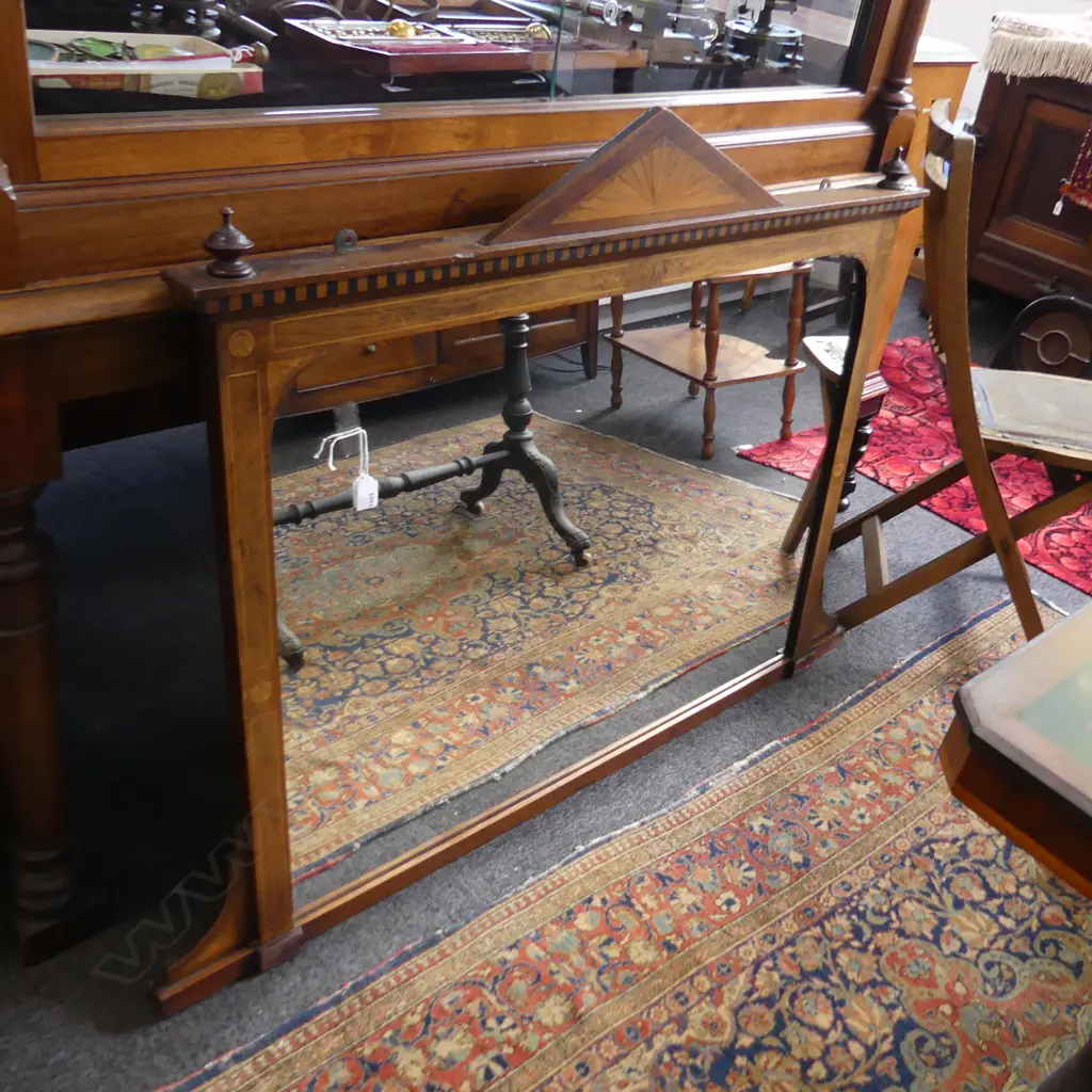 SHERATON REVIVAL OVER MANTLE MIRROR 960 x 1300mm Image 1++
