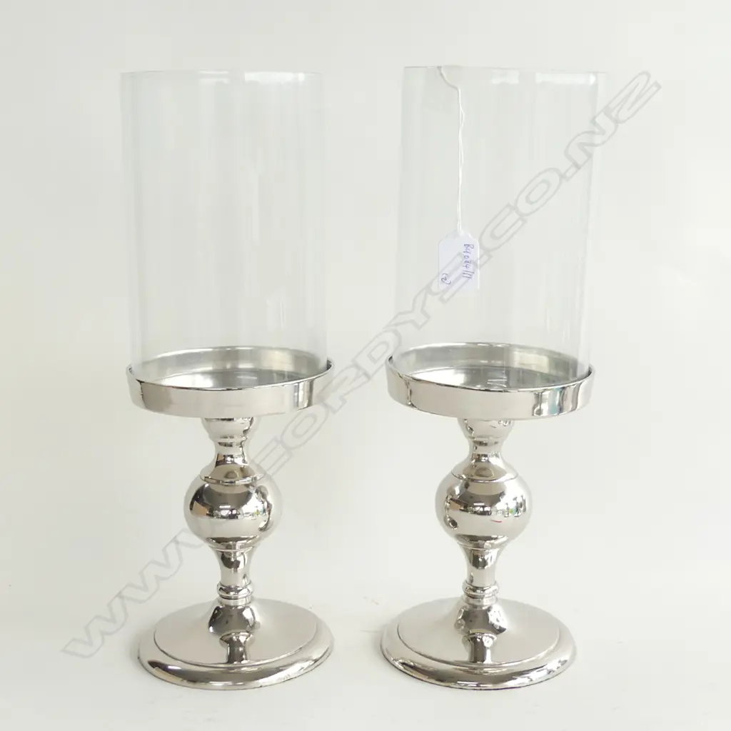 PR OF DECORATIVE HURRICANE LAMPS H.390 mm Image 1++