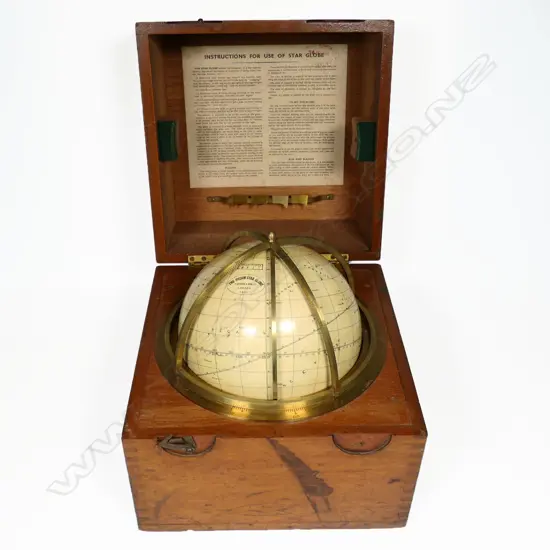 A Henry Hughes & Son Ltd. 'Husun' Star Globe, London, No.1798, dated 1920,