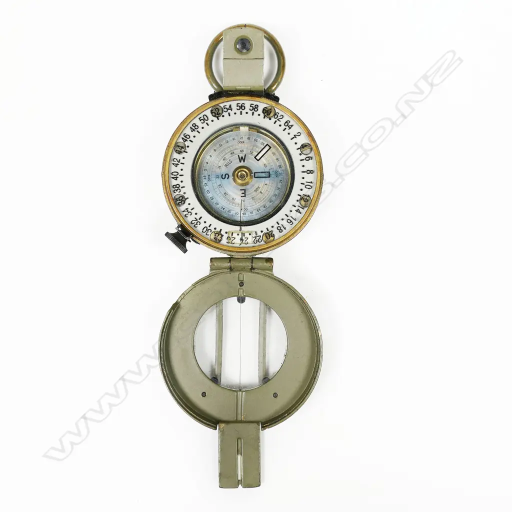Stanley (maker) Francis Barker design military M-73 type, Mils liquid filled prismatic compass, Image 1++
