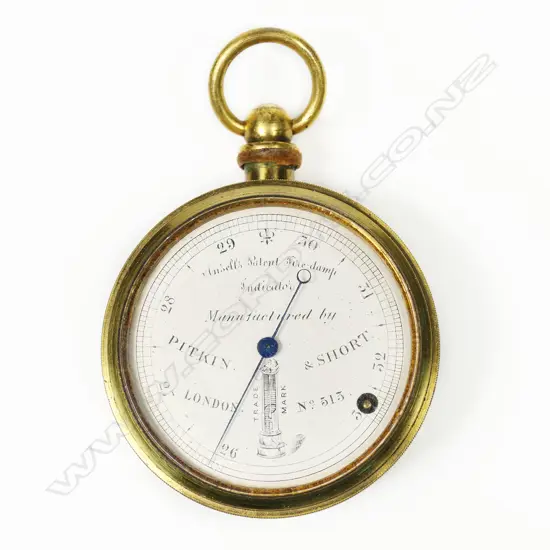 A rare 'Ansell's Patent Fire-Damp Indicator', (Mining Gas Diffusion Meter) by Pitkin & Short, London, No.513,