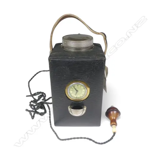 A battery operated illuminated nightstand pocket-watch case,