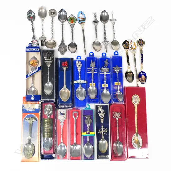 Box of souvenir spoons