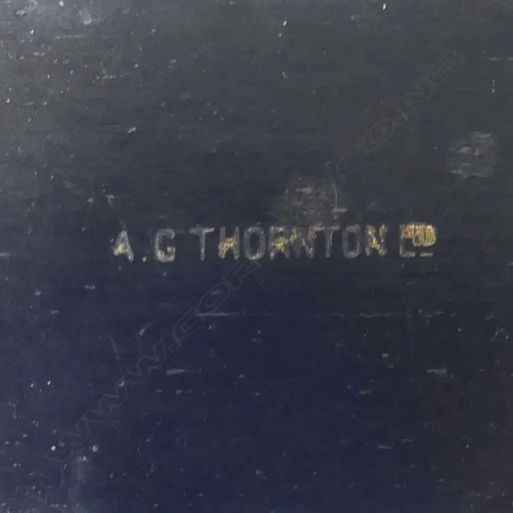 Two ebony and brass parallel rules, with two small boxed portable balance scales. Image 1++