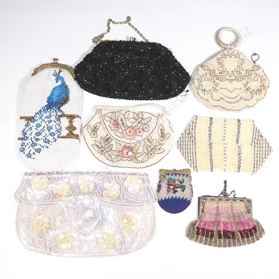 A selection of various handbags