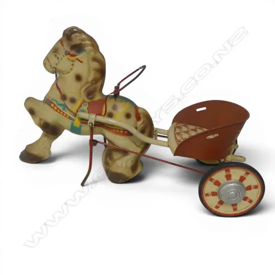 Original MOBO Pony Express horse and cart ride on pedal car