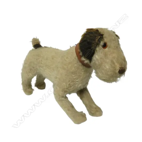 Vintage tagged Chad Valley soft toy large dog,