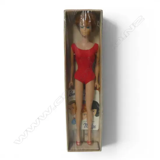 Early boxed Barbie doll by Mattel,