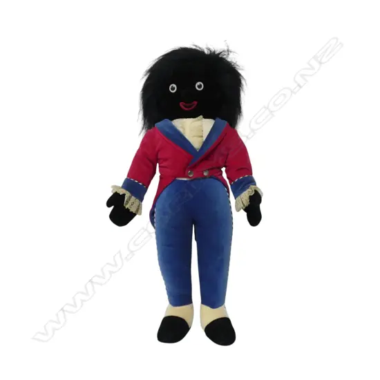 Merrythought Florence Upton inspired coloured felt soft toy Golliwog,