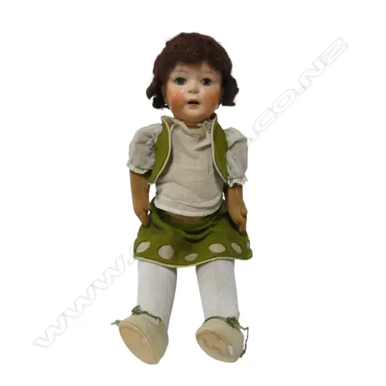 Early 20thC Simon and Halbig composition sleeping eye doll,