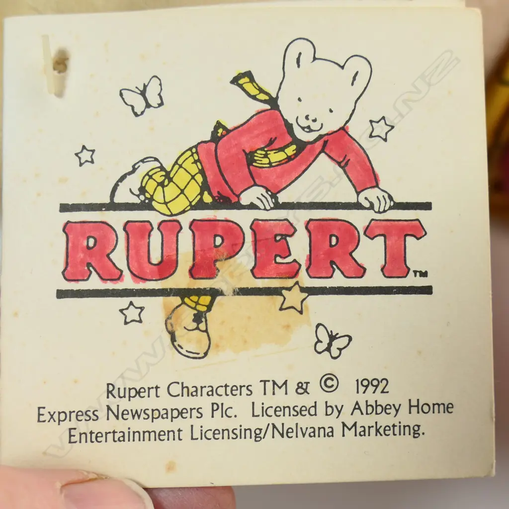 Modern Merrythought Rupert bear 1992, Image 1++